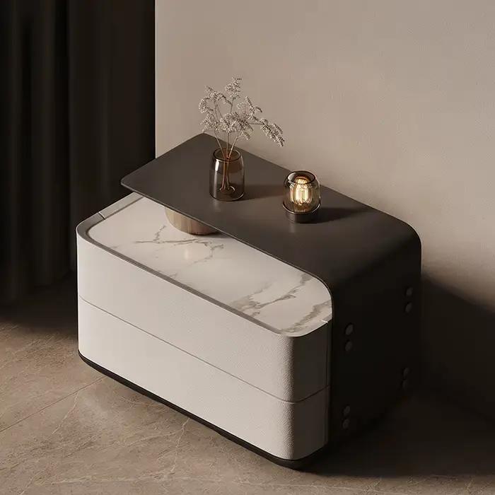 Tables de chevet au Design rustique avec tiroirs