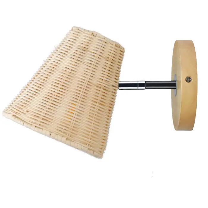 Applique Murale Décorative Rustique en Rotin