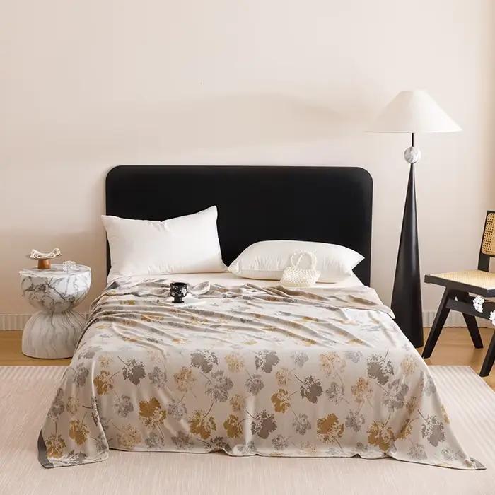 Couverture en Fiber de bambou naturelle