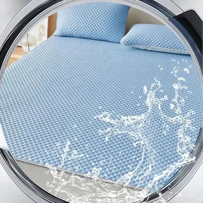 Matelas Rafraîchissant d'Été Respirant et Doux pour la Peau en Soie Glacée