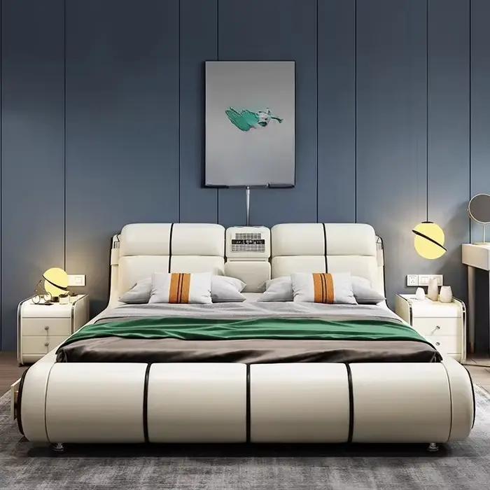 Lit Unique moderne esthétique salon De couchage chambre lit multifonctionnel luxe Cama De Lujo Para dortoir meubles De maison