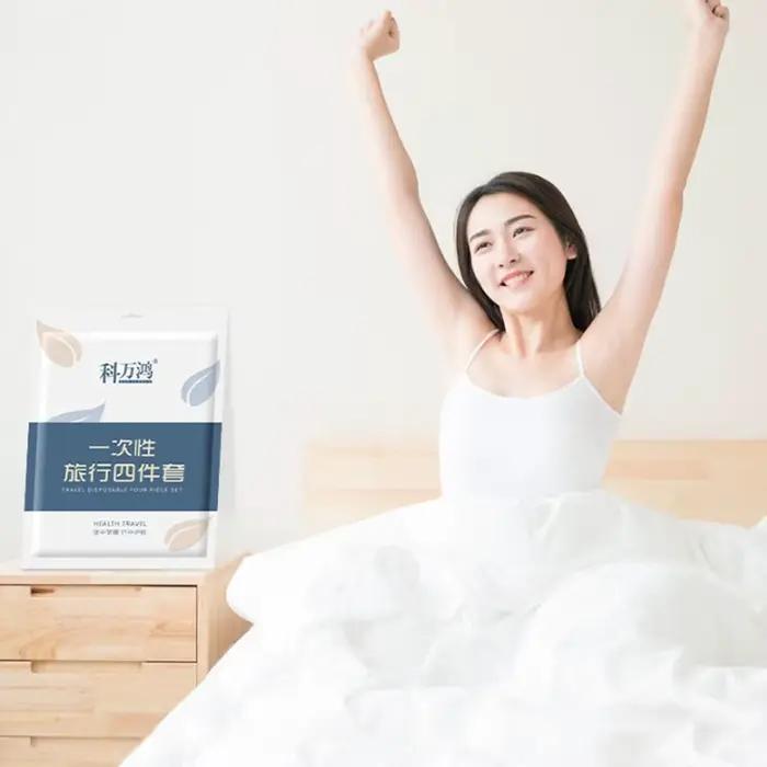 Drap de lit jetable 3/4 pièces