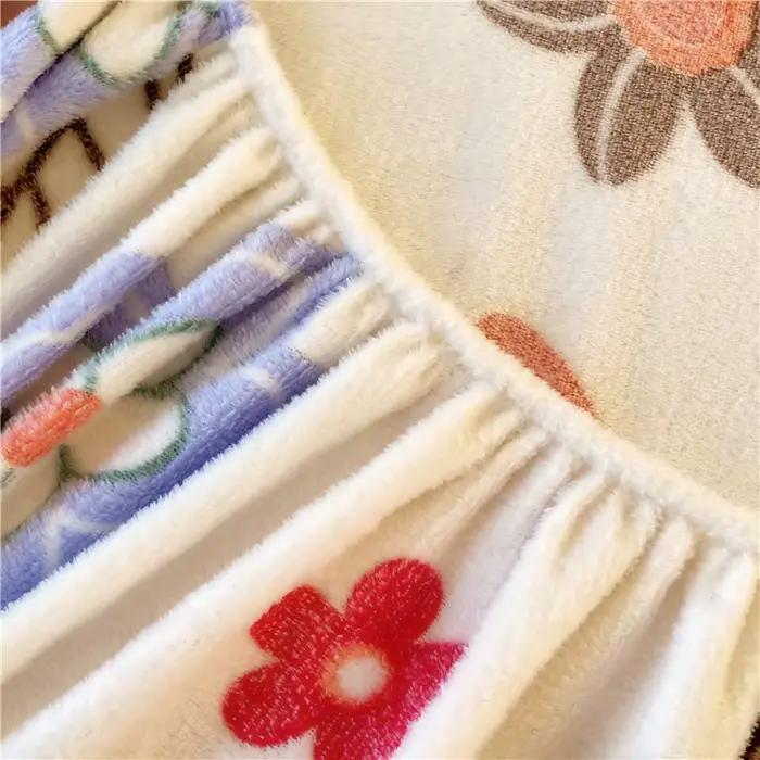 Drap de lit en flanelle polaire