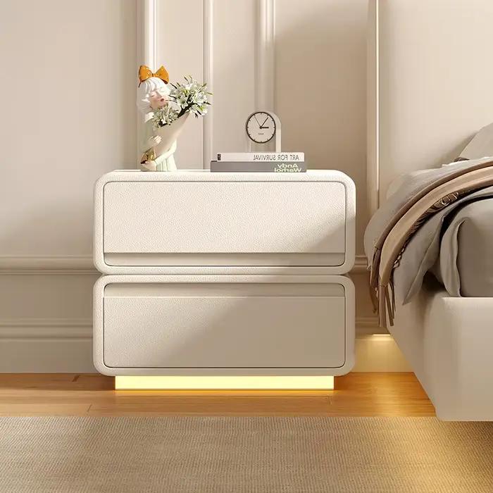 Lampe De chevet Simple et étroite, style nordique blanc, rangement, luxe amusant, accessoires De meubles De maison