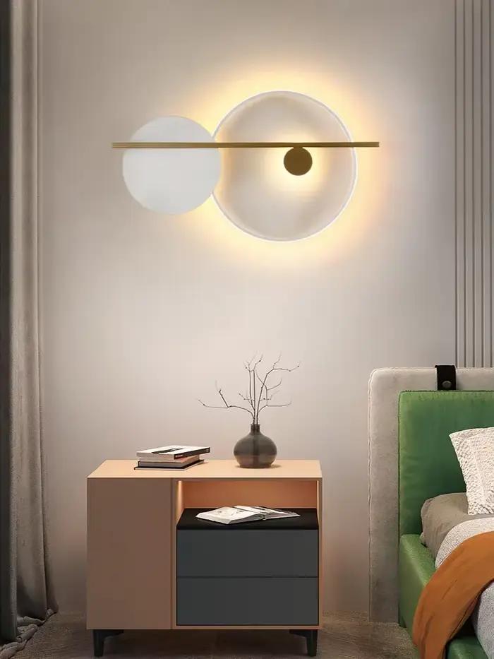 Lampe de chevet de chambre minimaliste moderne