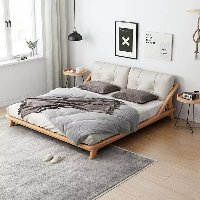Rangement lit Double chambre Table de chevet lit de couchage français tables de nuit King Mobili Per La Casa accessoires de maison