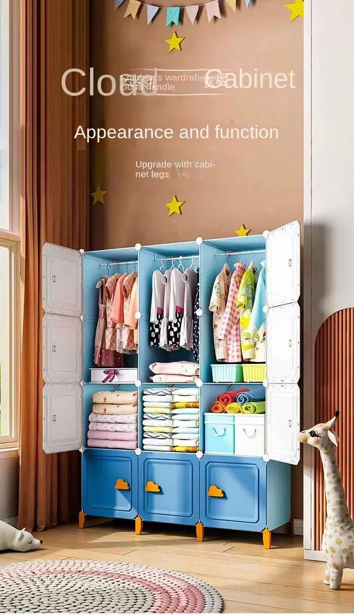 Armoires de rangement en plastique multicouches pliables