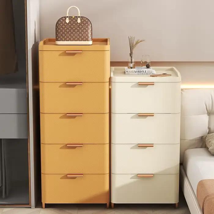 Armoire de rangement de chevet de style tiroir