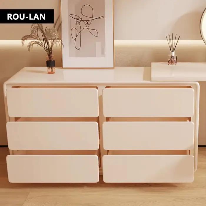 Coiffeuse d'angle moderne en ligne, combinaison gratuite, seau, meuble de chambre à coucher