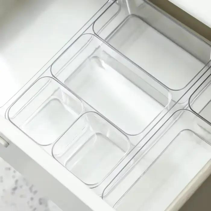 Boîte de Rangement Transparente en Plastique