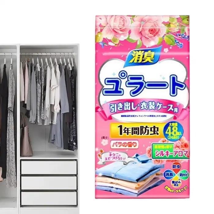 Sachets pour tiroirs et placards 48 pièces petits sacs parfumés