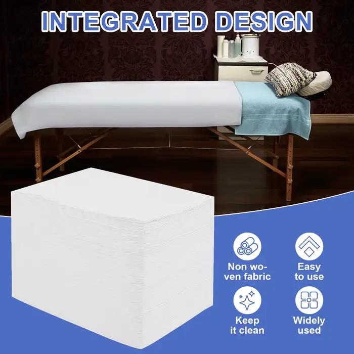 Draps de lit jetables, 100 pièces