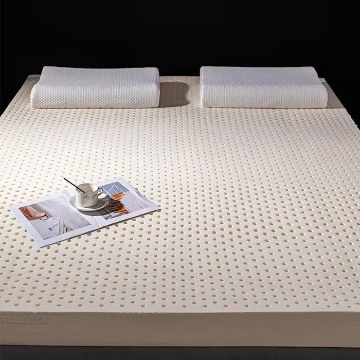 Matelas en latex naturel thaïlandais 95% 90x190 cm 10cm 85D Ferme Haute Densité Soutien Orthopédique