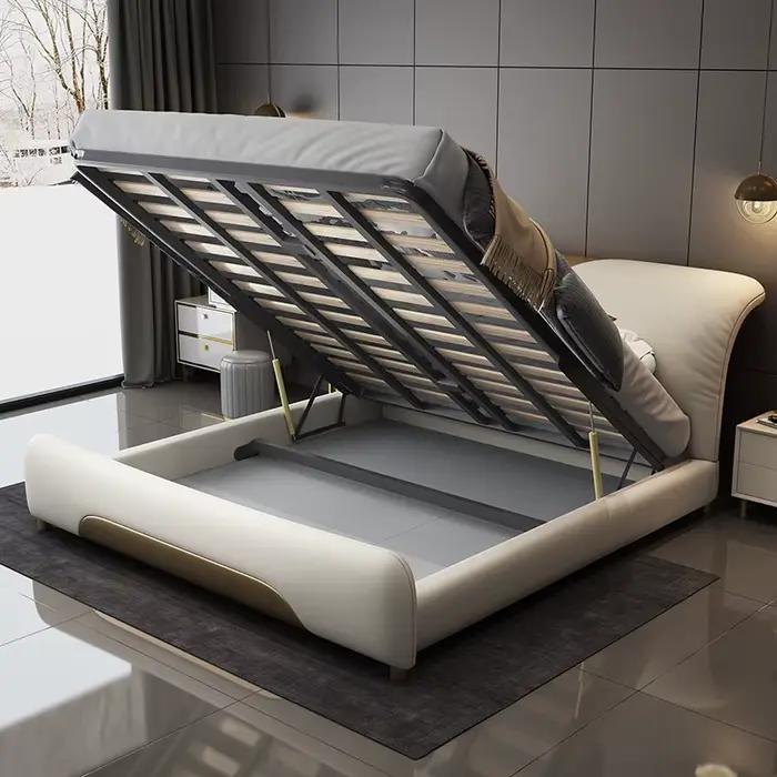 Lits nordiques de mariage design moderne minimaliste Massage