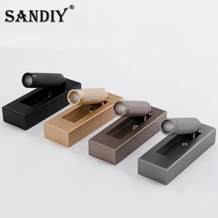 SANDIY Lampe de chevet Applique murale avec interrupteur