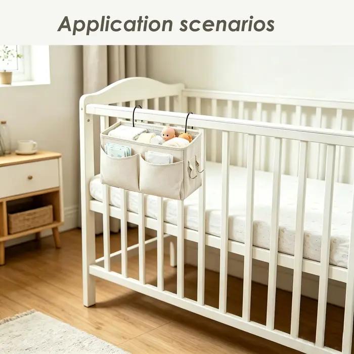 Panier de rangement suspendu pour chevet de lit