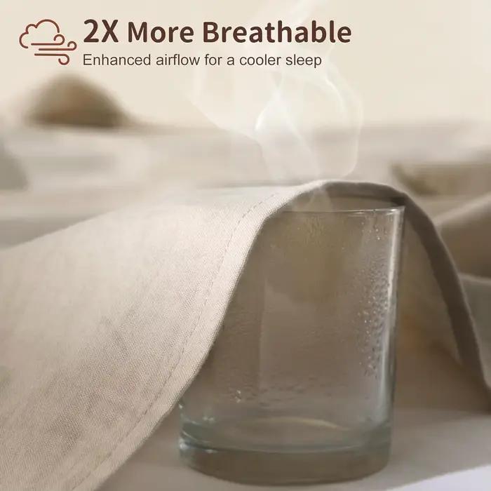 Drap en lin pur français 100% (1 pièce)