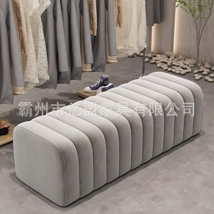 Banc de lit moderne, tabouret de chambre à coucher