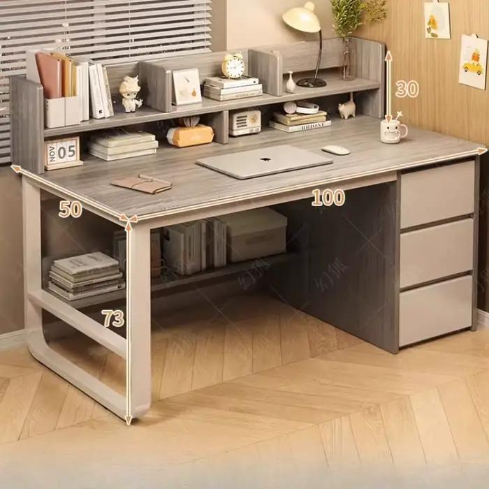 Bureau à tiroirs blancs