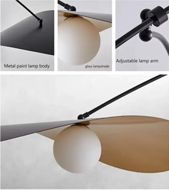 Applique murale LED réglable à bras long
