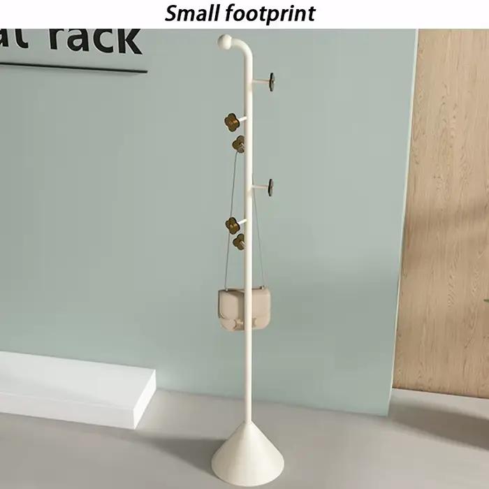 Support de chambre à coucher porte-manteau Dressing salon porte-vêtements Hall d'entrée coin plancher