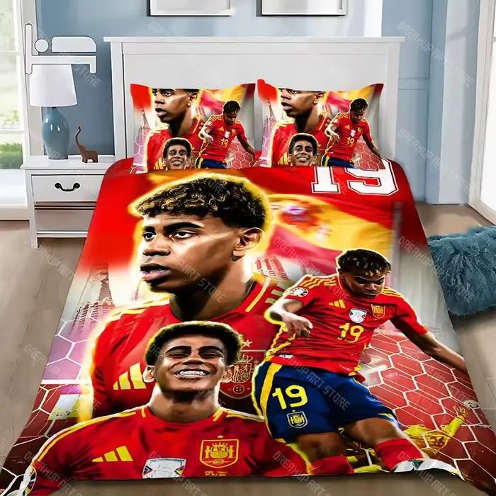 Housse de couette étoiles de Football