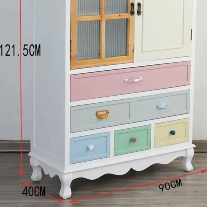 Armoire De Salon sur pied anti-poussière Cube multi-usages maison classeur entrée américaine Muebles