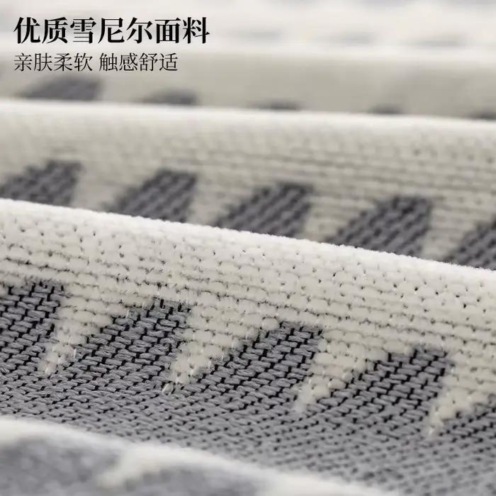 Housse de tête de lit complète en Chenille de Style nordique