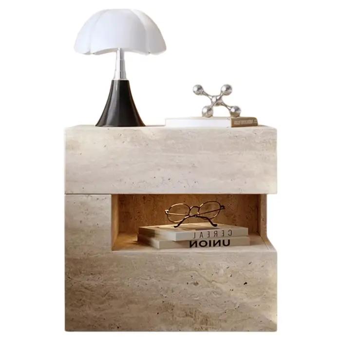Table de chevet tendance de luxe moderne avec rangement
