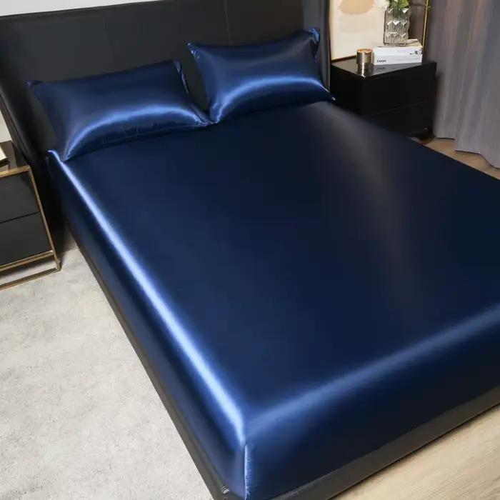 Drap-housse élégant en satin - Luxueux hauteur 35 cm