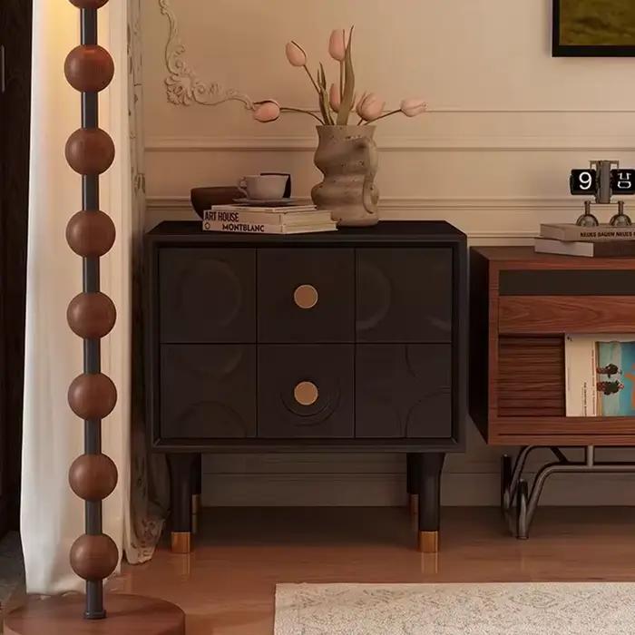 Tables De chevet simples européennes avec rangement beauté élégante