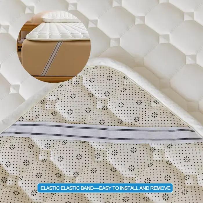 Housse de matelas douce matelassée