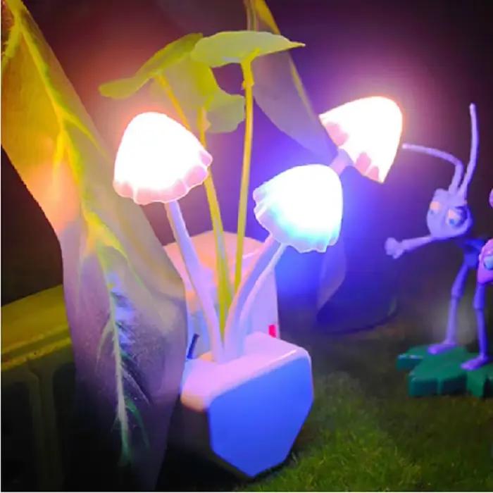 Lampe de chevet LED en forme de champignon