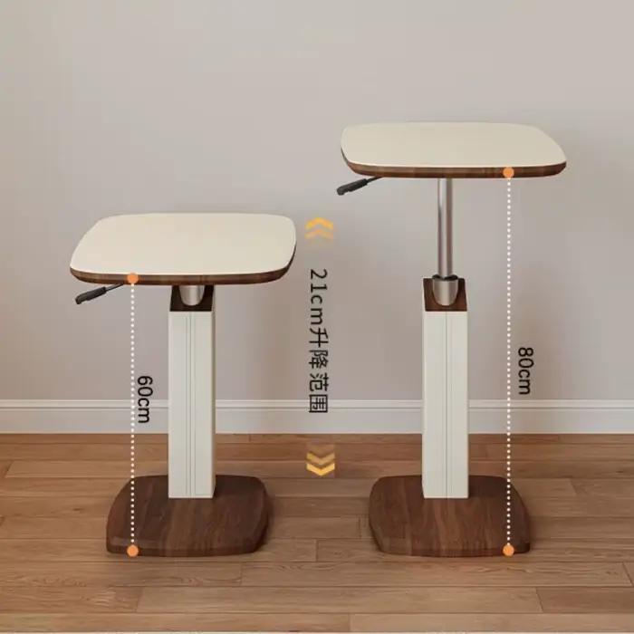 Table de lit d'appoint réglable multifonctionnelle
