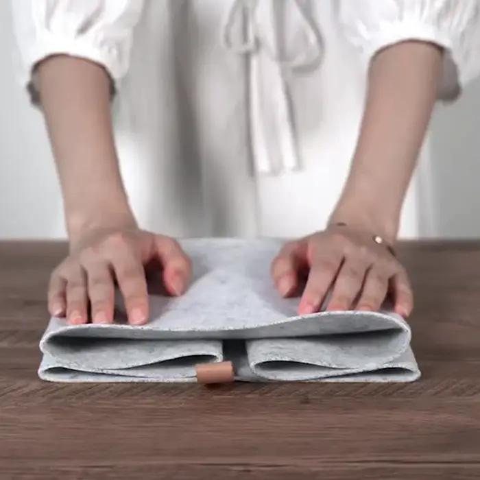Paniers de rangement en feutre pour vêtements variés