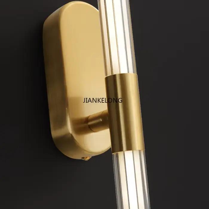Lampe murale de chevet minimaliste longue pour chambre à coucher