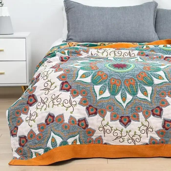 Couverture en coton pour lits