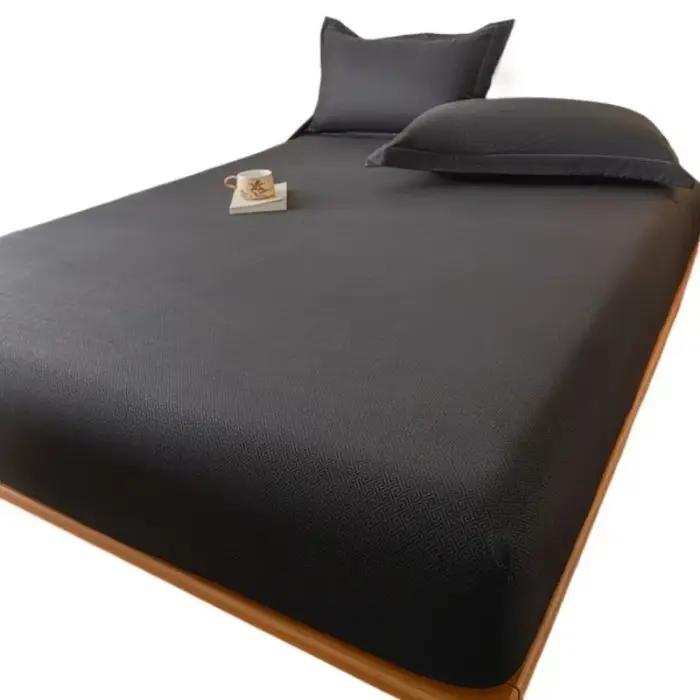 Protège-matelas antibactérien doux et hypoallergénique pour lit Queen/King