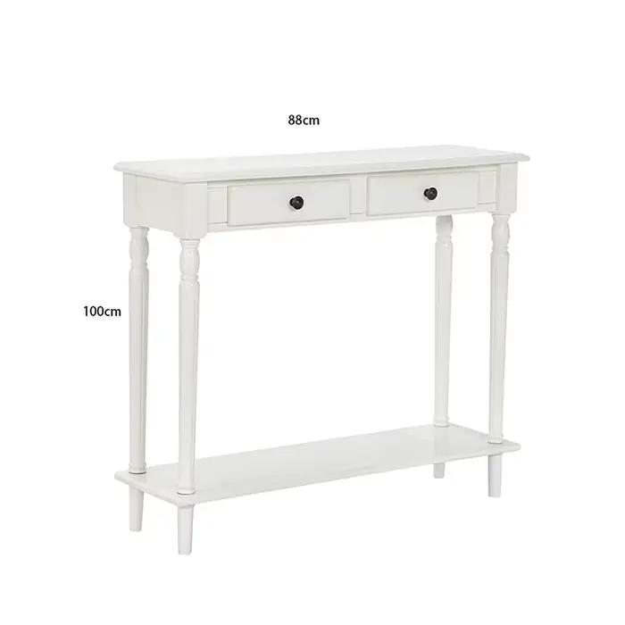 Tables de console rétro américaines avec tiroirs