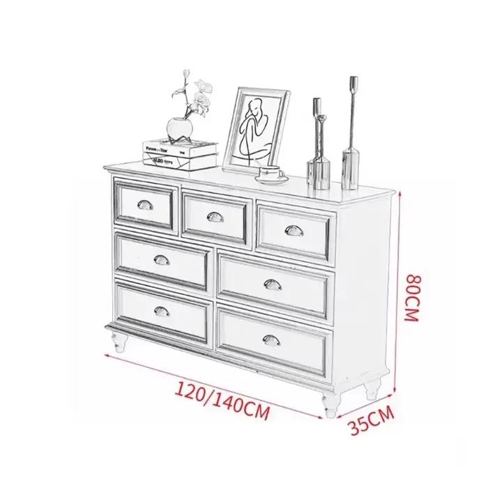 Armoire de rangement nordique élégante