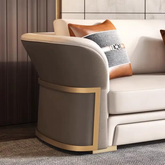 Expérience élégance Comt canapé inclinable de luxe moderne