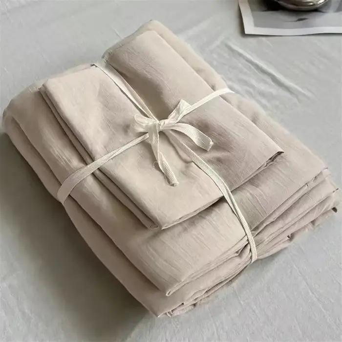 Parure de lit en pur pour filles françaises