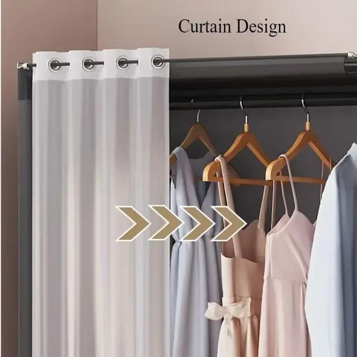 Armoire de Rangement en Tissu pour Chambre à Coucher