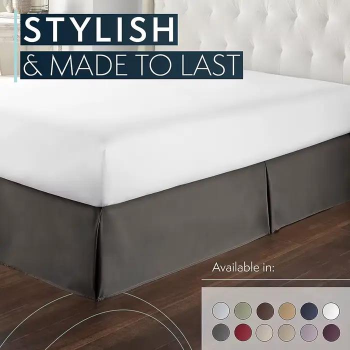 Jupe de lit plissée sur mesure de Style européen