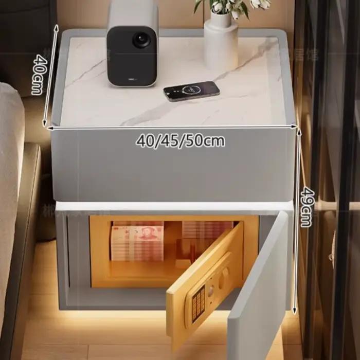 Table De chevet blanche minimaliste