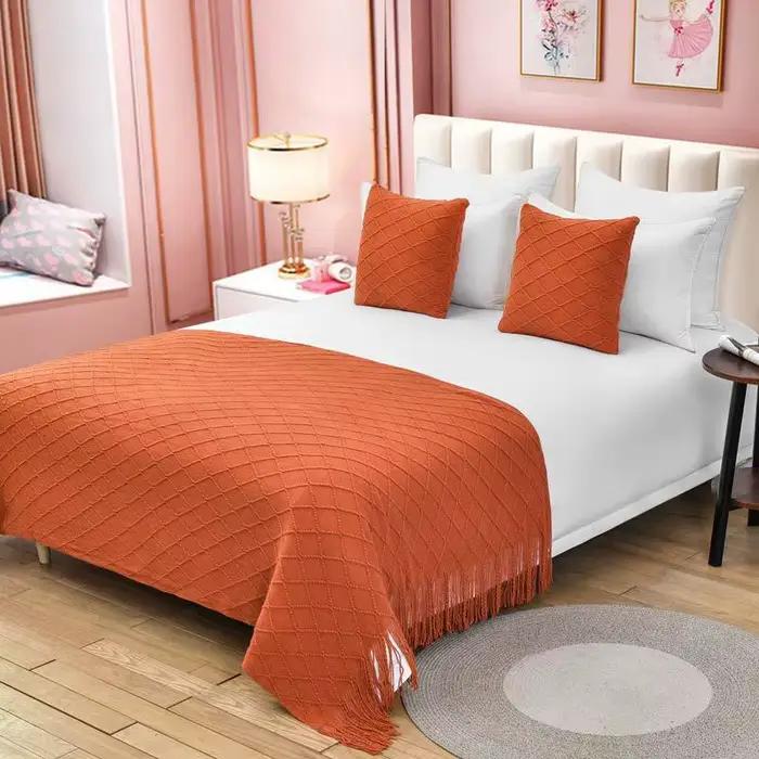 1 pièce Couvre-lits, Chemins de lit et Jetés de lit modernes à franges