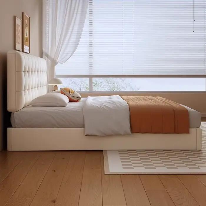 Tête de lit cadre lit fantaisie nordique dormir tables de nuit lit minimaliste Queen Size Muebles Para dortoir chambre meubles