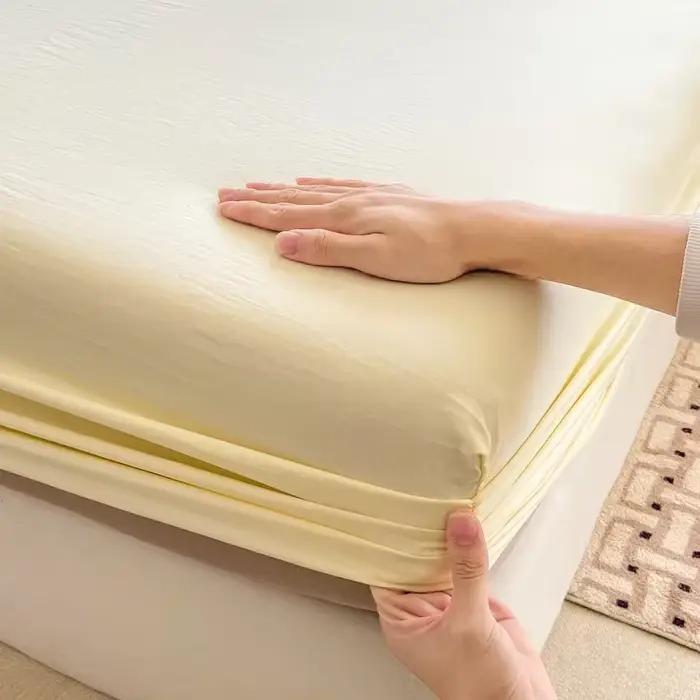 Drap-housse 100% coton avec bande élastique 360