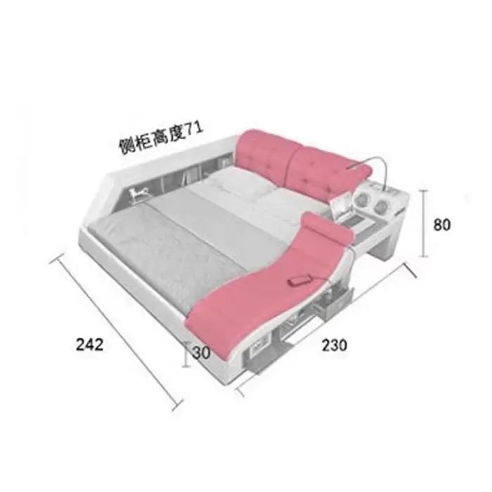 Lit double King Size 180x200 Tatami