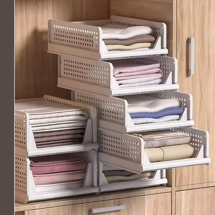 Boîtes de rangement pliantes pour vêtements